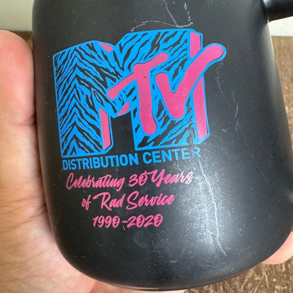 MTV Distribution Center Mug Celebrating 30 Years of Rad Service 1990-2020 - Picture 3 of 7